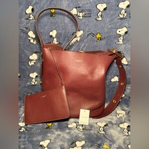 Coach Merlot Bleecker Bucket